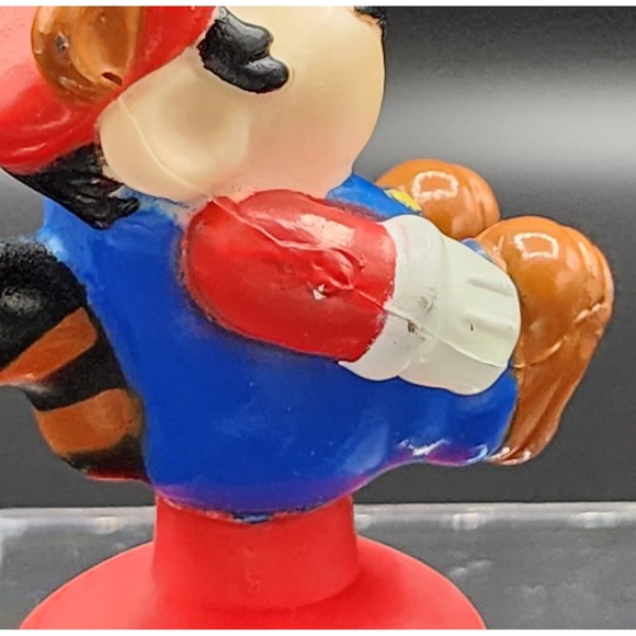 Vintage Nintendo Mario Bros 3 Raccoon Tail Spring Pop Up Jumping Toy 1989 - Picture 12 of 12